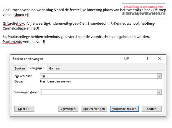 harde%20returns%20verwijderen%20uit%20tekst Microsoft Office