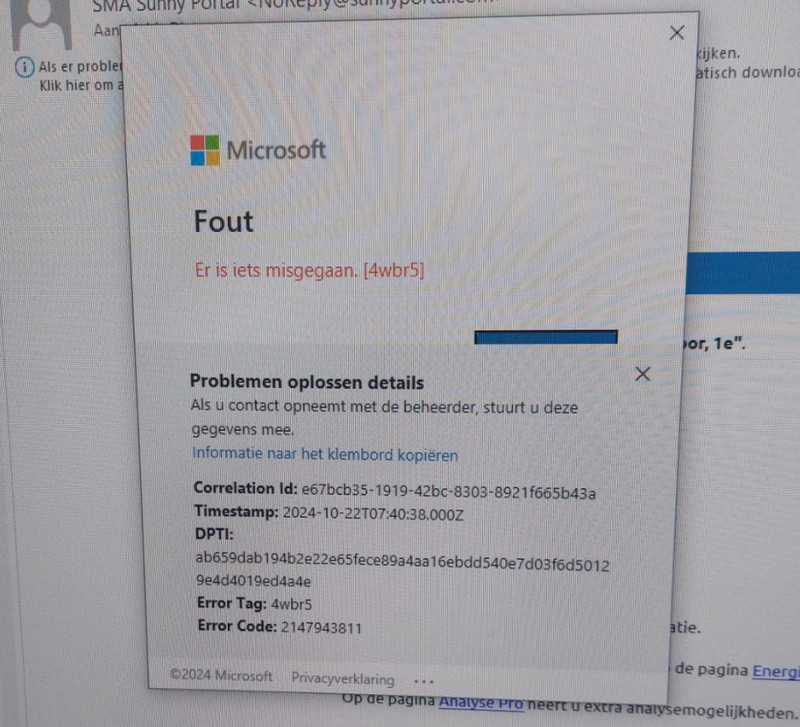 outlook%20fout%204wbr5%20bij%20opstarten Outlook geeft 4wbr5 Error Code bij openen
