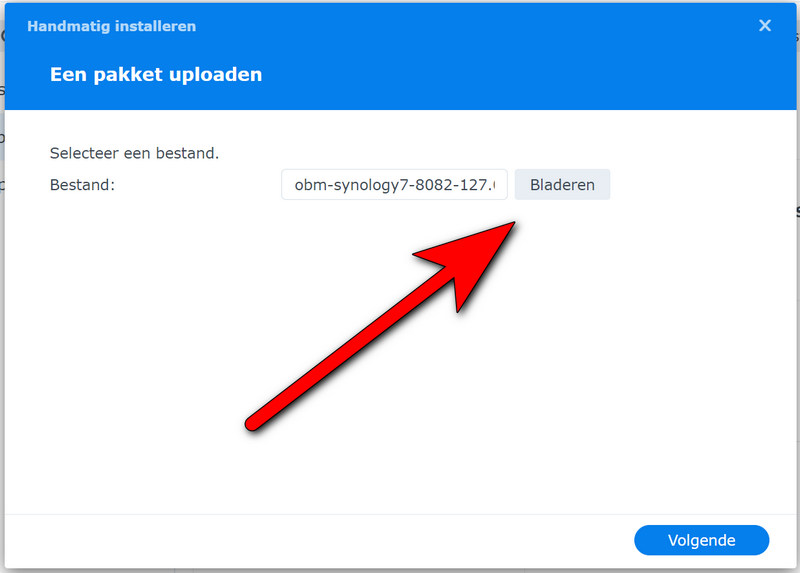 Ahsay OBM 9.x backup online software installeren op Synology NAS met DSM versie 7.2x